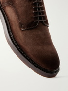 Officine Creative - Hopkins Flexi 208 Suede Derby Shoes - Brown
