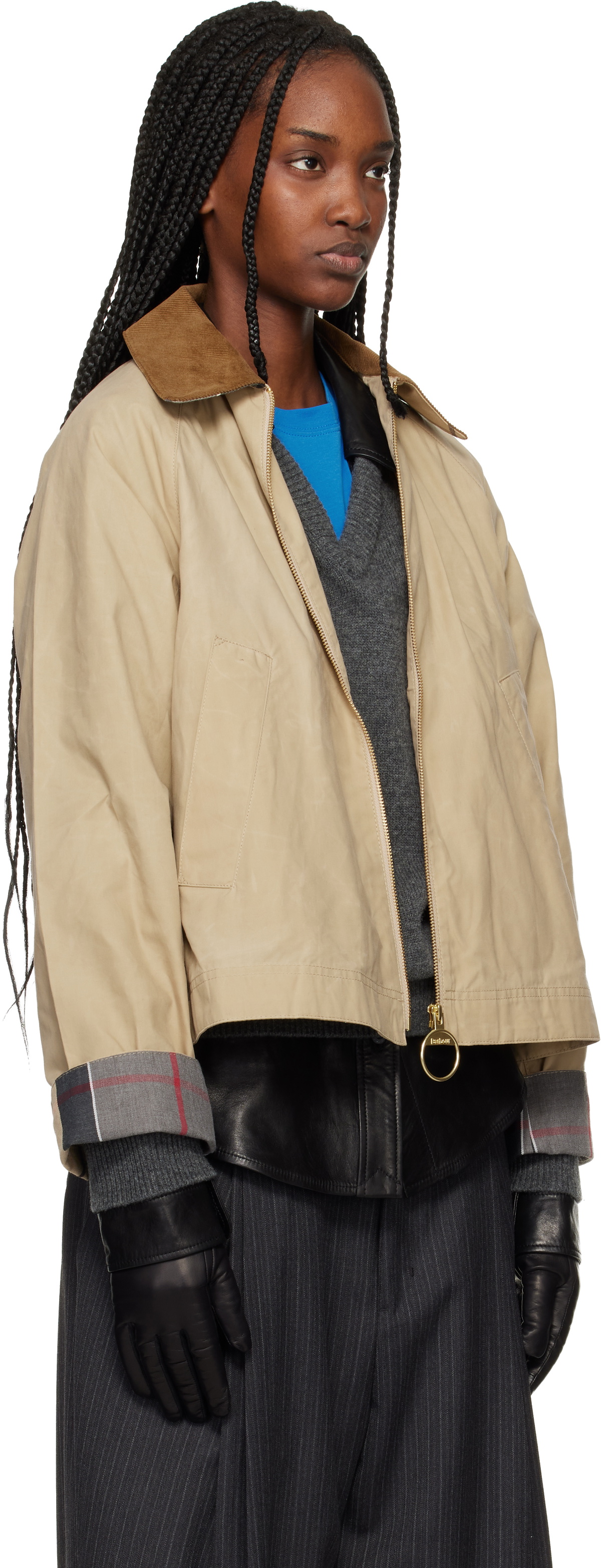 Barbour Beige Catlin Casual Jacket
