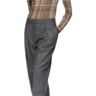 Acne Studios Grey Wool Ryder Trousers