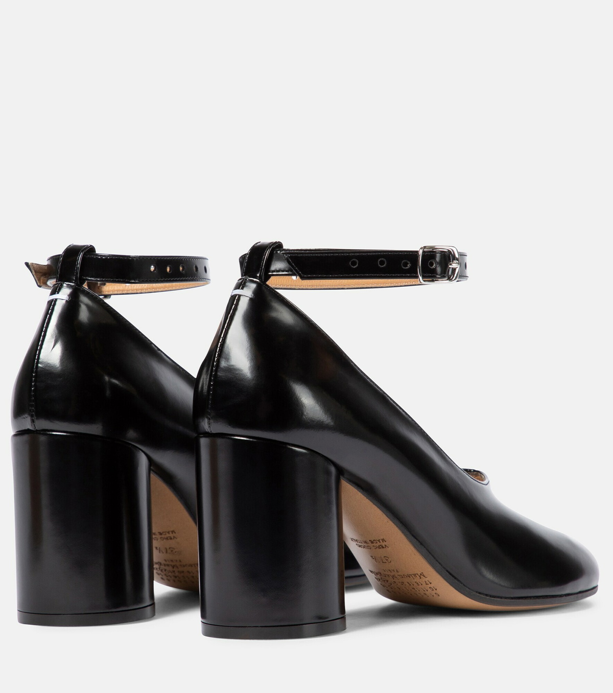 Maison Margiela - Tabi leather Mary Jane pumps Maison Margiela