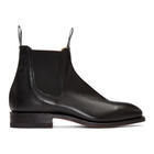 R.M. Williams Black Craftsman Chelsea Boots