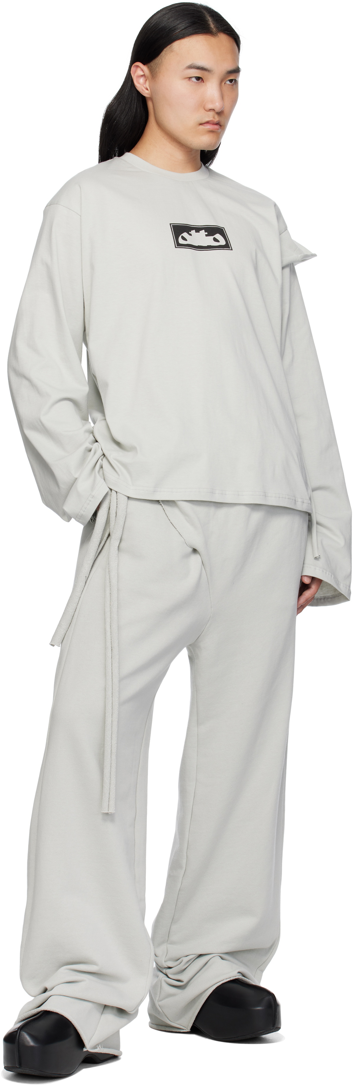 Ottolinger Gray 'Otto' Wrap Sweatpants