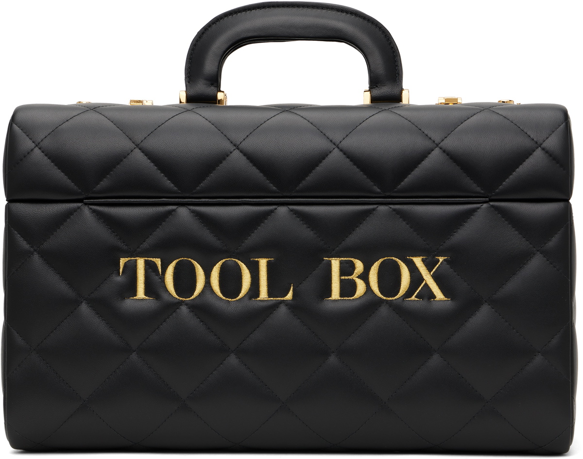 【関税込み】Moschino ブラック Tool Box バッグ Tool Box Bag | Moschino