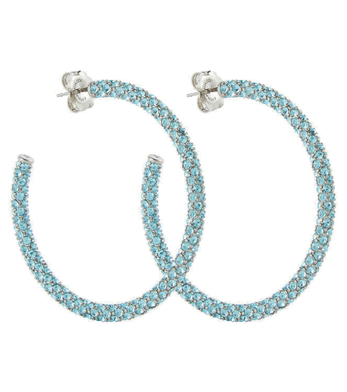 Amina Muaddi - Cameron crystal-embellished earrings Amina Muaddi