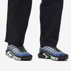 Nike Men's Air Max Plus Sneakers in Black/Scream Green
