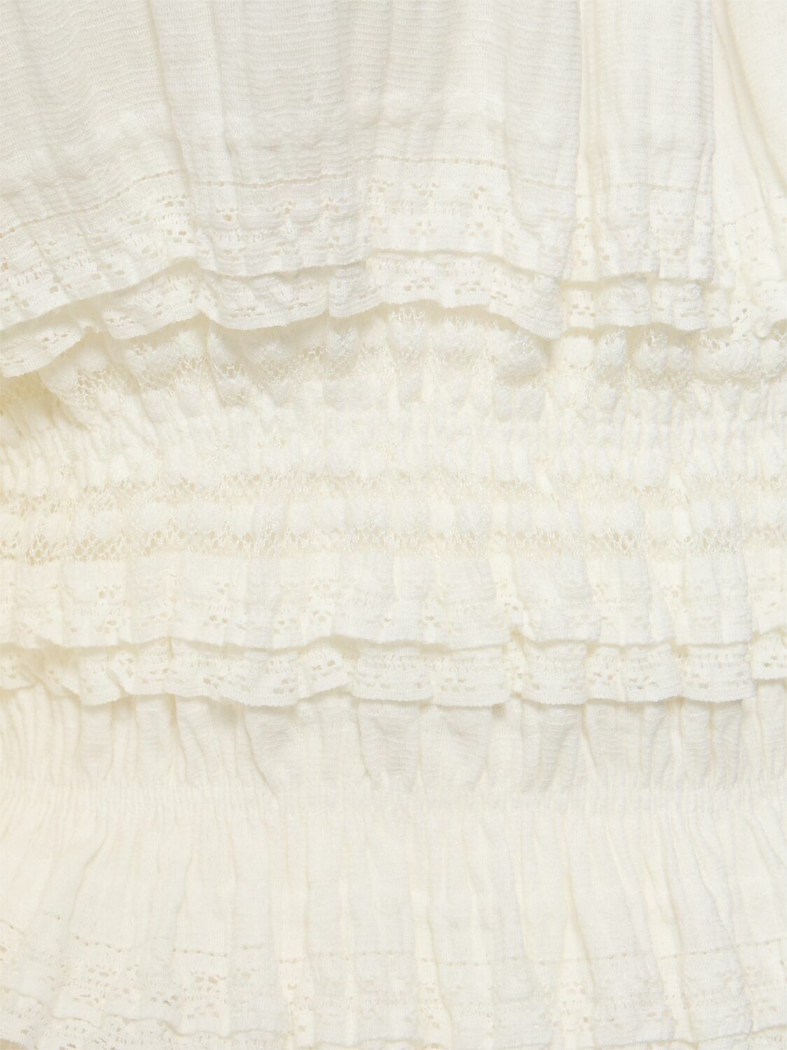 DESIGNERS REMIX Avery Off-the-shoulder Lace Midi Dress