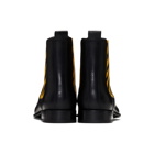Off-White Black and Yellow Chelsea Boots