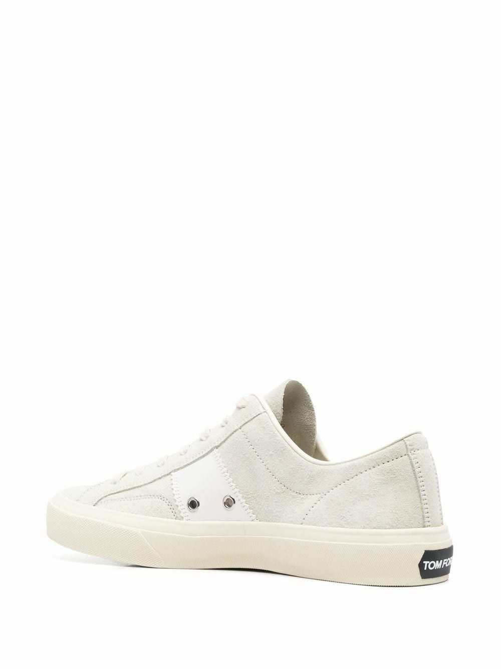TOM FORD Neutral Logo Patch Low-Top Sneakers TOM FORD