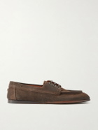 Dolce&Gabbana - Crosta Suede Loafers - Brown