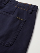 NUDIE JEANS - Luke Organic Cotton-Twill Shorts - Blue