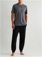 Calvin Klein Underwear - Modern Cotton-Blend Jersey Tapered Sweatpants - Black