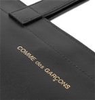 Comme des Garçons - Logo-Print Leather Tote Bag - Black