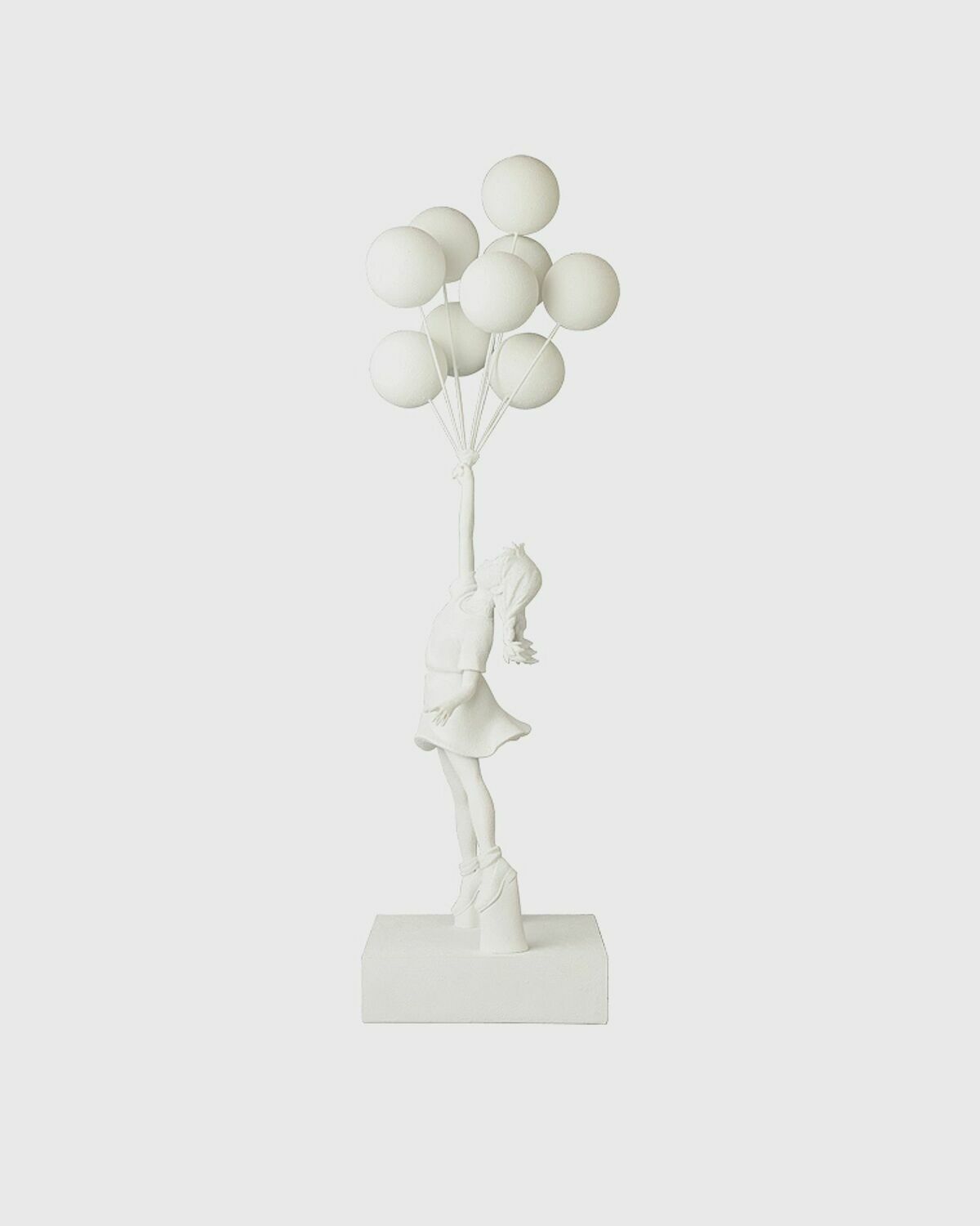 Brandalism Flying Balloons Girl Statue Gesso Version Multi Collectibles & Toys