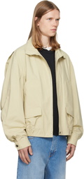 Calvin Klein Collection Beige Donald Bomber Jacket