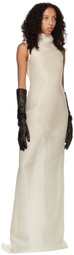 Maximilian Davis Off-White Marcia Maxi Dress