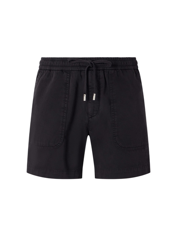 Photo: Mr P. - Straight-Leg Cotton Drawstring Shorts - Black