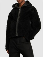 RICK OWENS - Hooded Sealed Leather Jacket