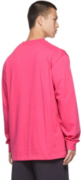 Moncler Genius 2 Moncler 1952 Pink Logo Long Sleeve T-Shirt