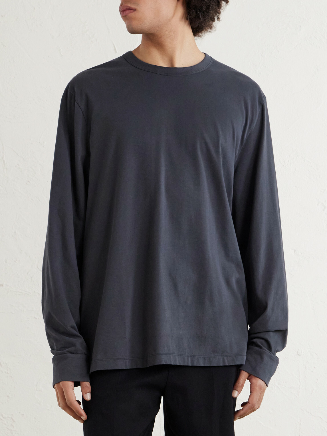 James Perse - Luxe Organic Cotton-Jersey T-Shirt - Gray