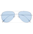 Cutler and Gross - Aviator-Style Silver-Tone Sunglasses - Men - Blue