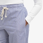 DONNI. Women's Stripe Pop Pant in Navy Stripe