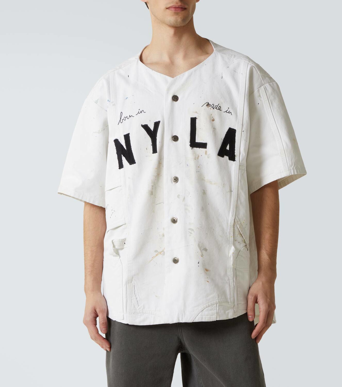 Greg Lauren Painter cotton shirt