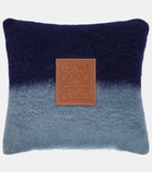 Loewe Striped mohair and wool-blend cushion