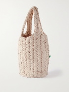 JW Anderson - Strawberry Logo-Detailed Appliquéd Organic Cotton Tote Bag