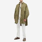 Uniform Bridge Men's M65 Fishtail Parka Jacket in Sage Green