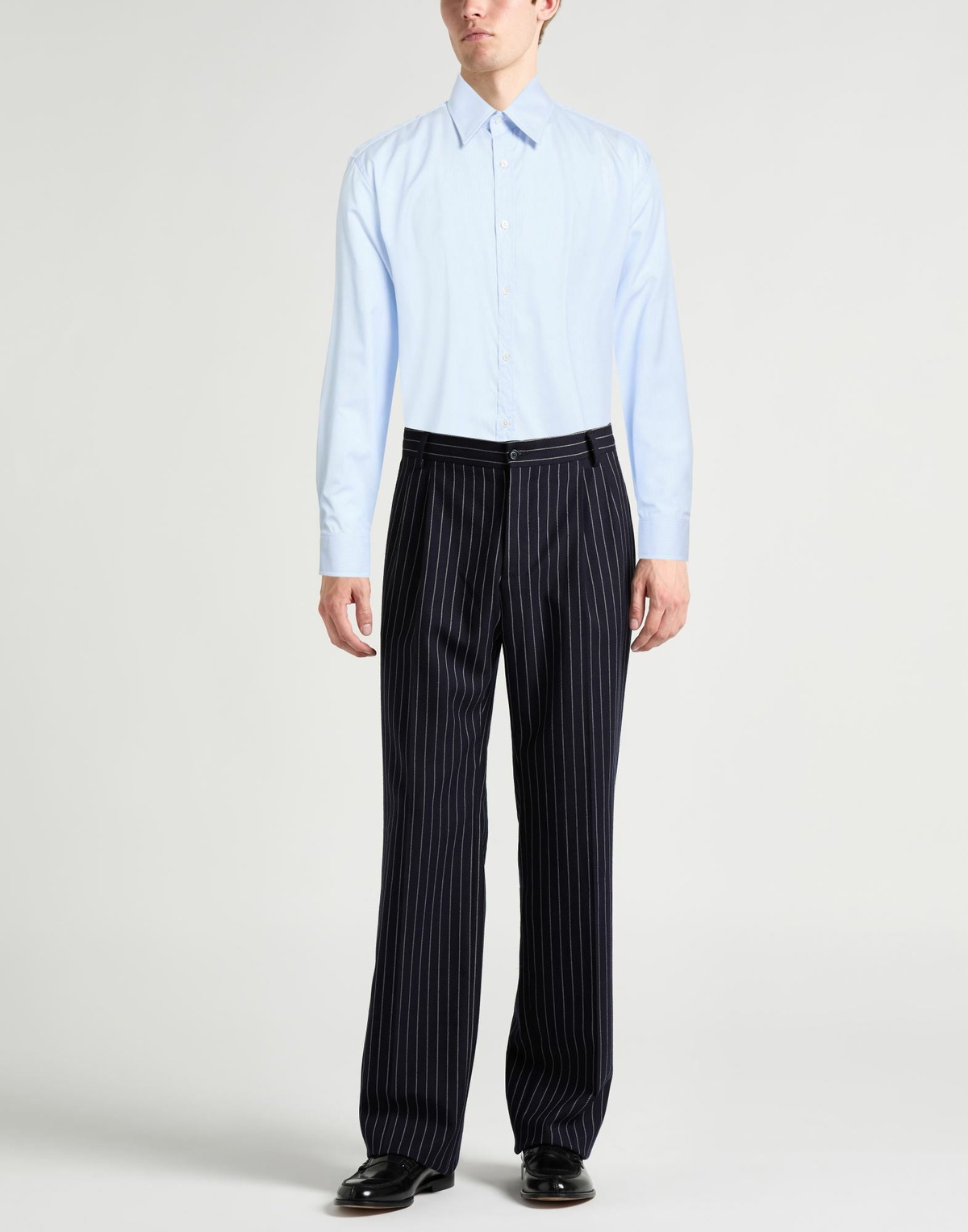 Dunhill Mens Shirt Sky in Blue