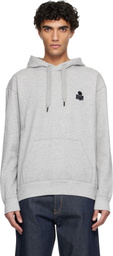 Isabel Marant Gray Matte Hoodie