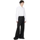 Marine Serre White Moonogram Jacquard Cotton LS Shirt