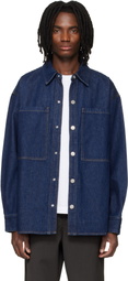 AGOLDE Navy Atticus Denim Shirt