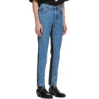 VETEMENTS Blue and Black 50-50 Jeans
