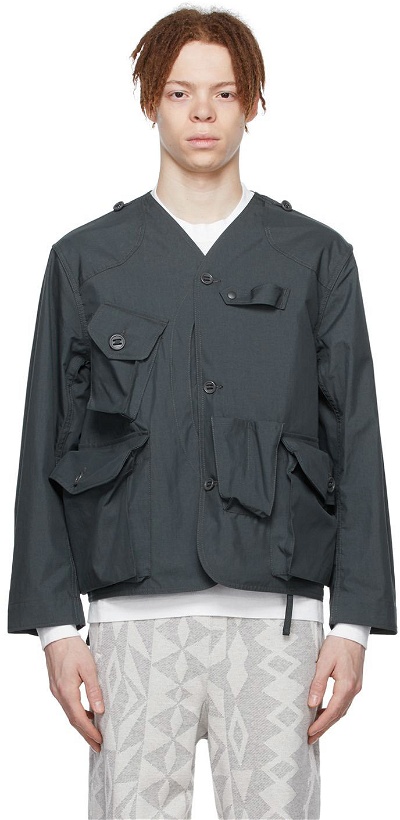 Photo: South2 West8 Gray Cotton Jacket
