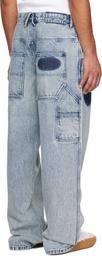 AMBUSH Blue Work Jeans