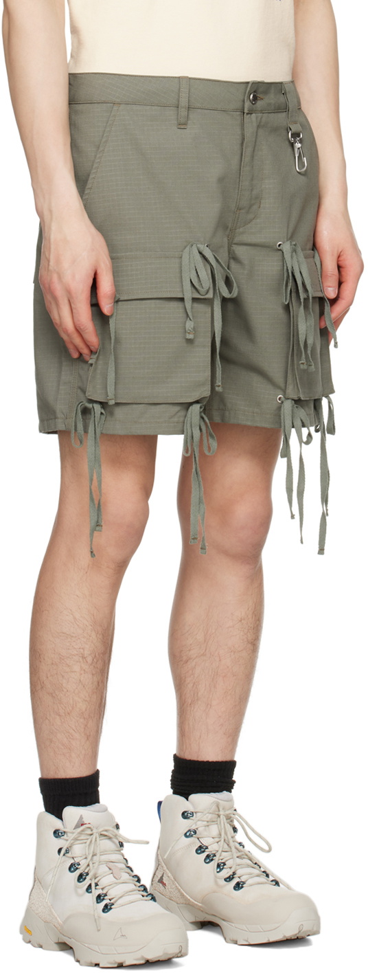 Reese Cooper Khaki Modular Shorts
