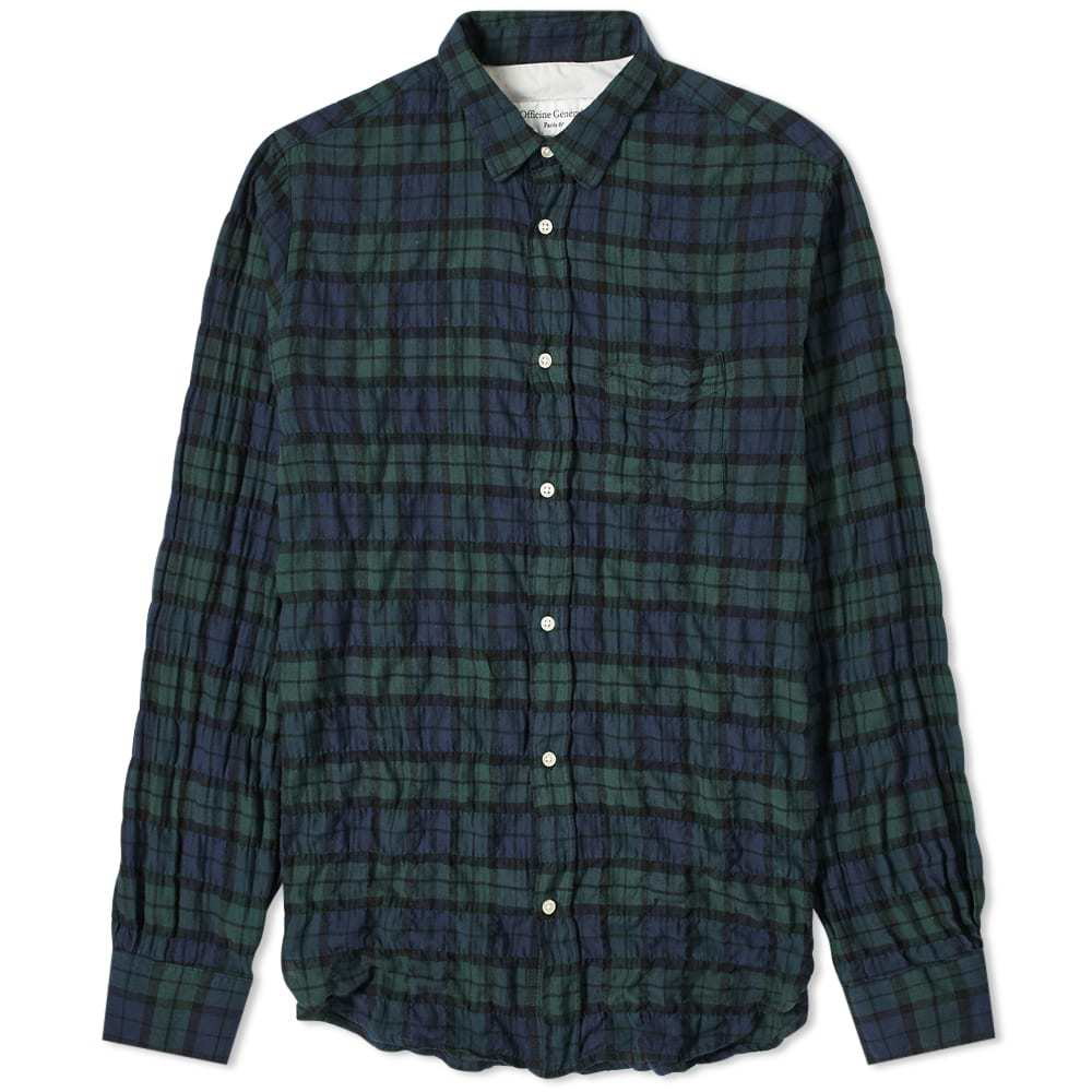 Officine Lipp Stitch Check Shirt Officine Generale