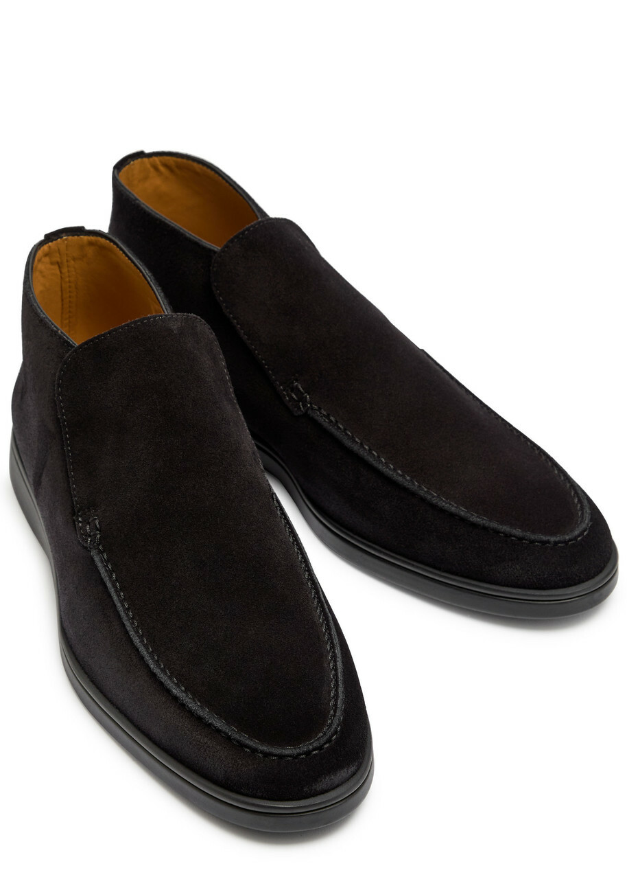 Aurélien City Suede Loafers Black