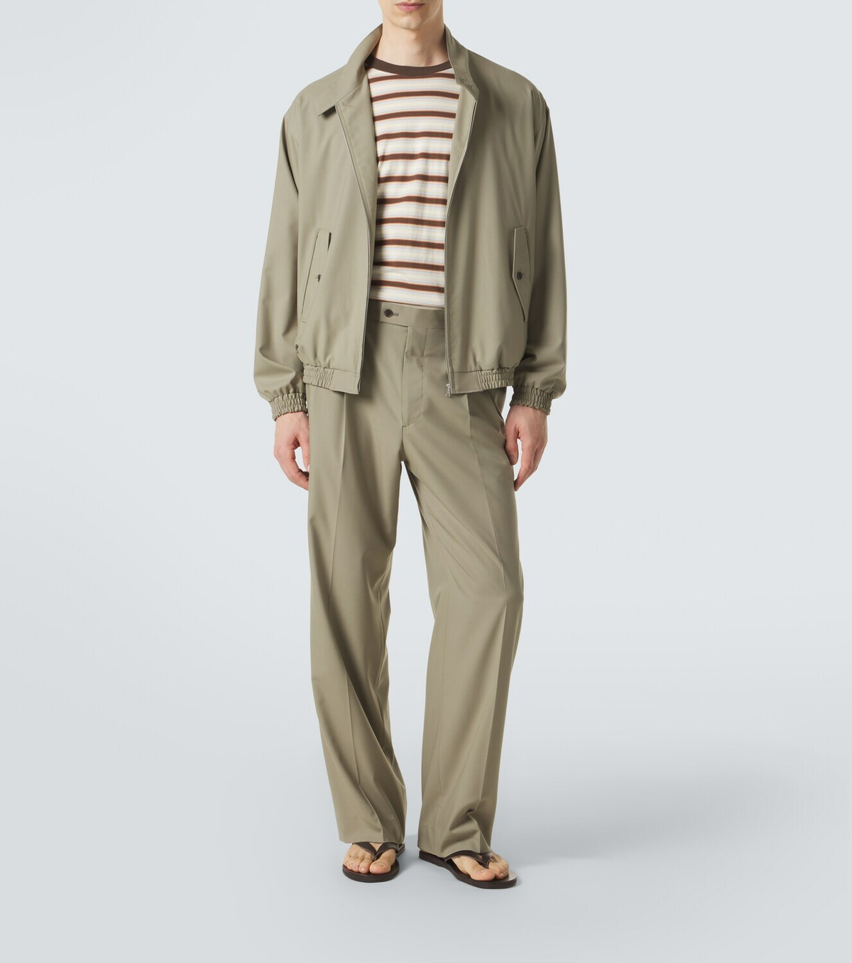 Auralee Wool wide-leg pants