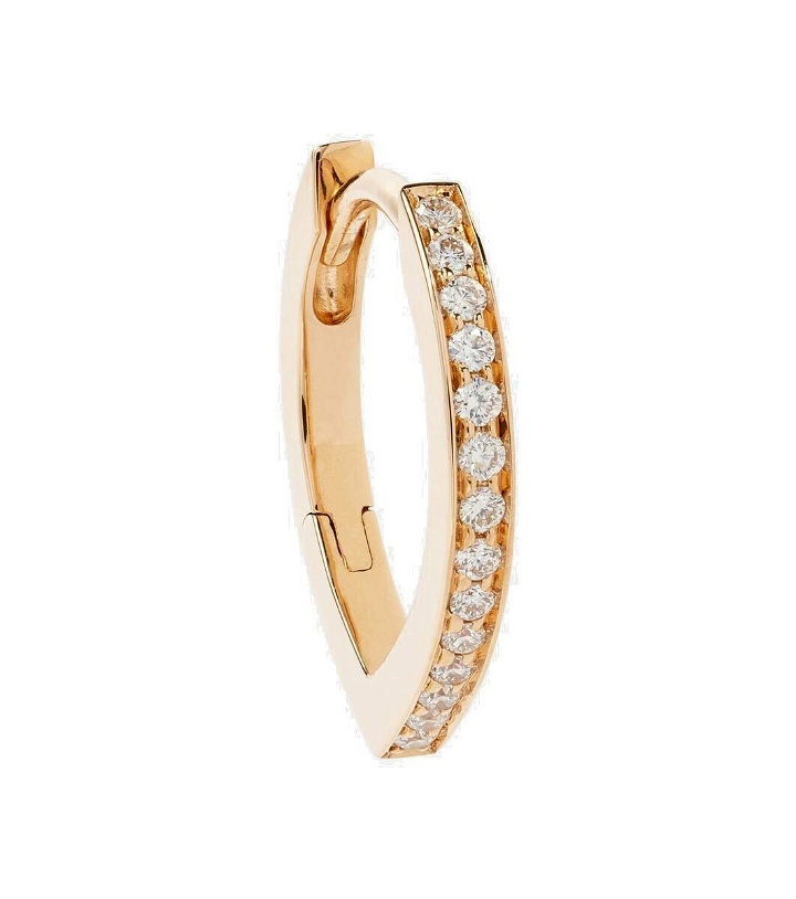 Photo: Repossi Antifer 18kt rose gold single earring with diamonds