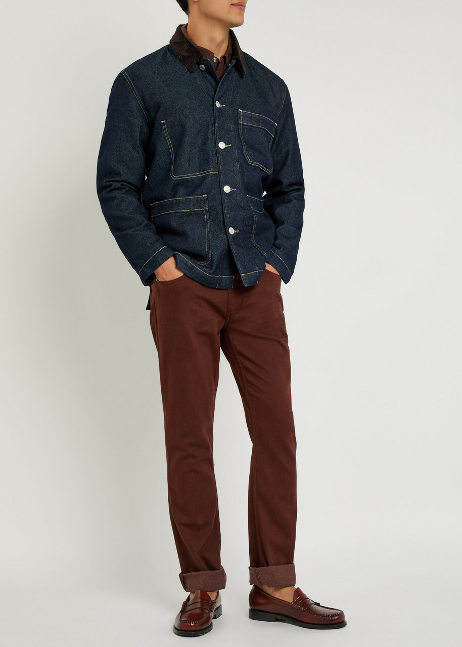 Paige Pauler Denim Chore Jacket Indigo