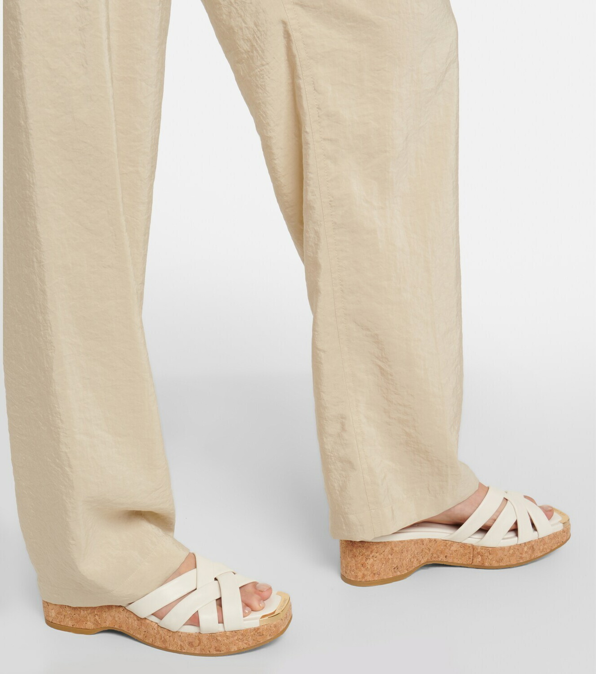 Jimmy Choo Maribou 50 leather sandals Jimmy Choo