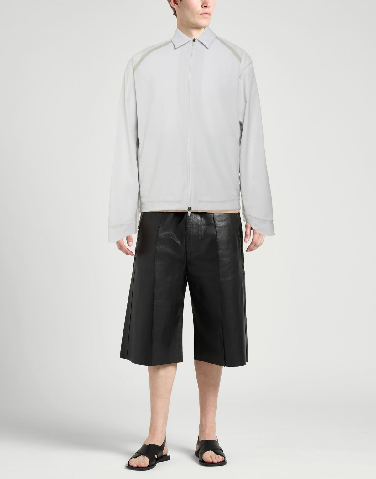 Herno Laminar Mens Jacket Light in Grey