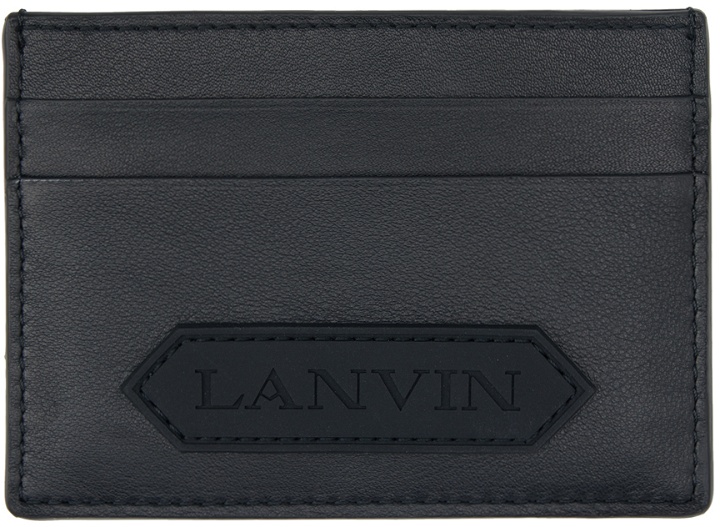 Photo: Lanvin Black Patch Card Holder