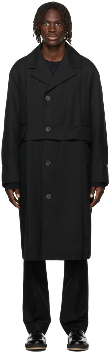 Wooyoungmi Belted Turn-Up Long Coat Wooyoungmi