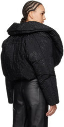 Alexander Wang Black Hotfix Down Jacket