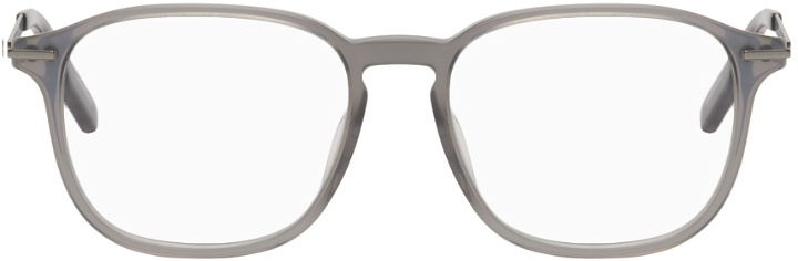 Photo: ZEGNA Gray Square Glasses