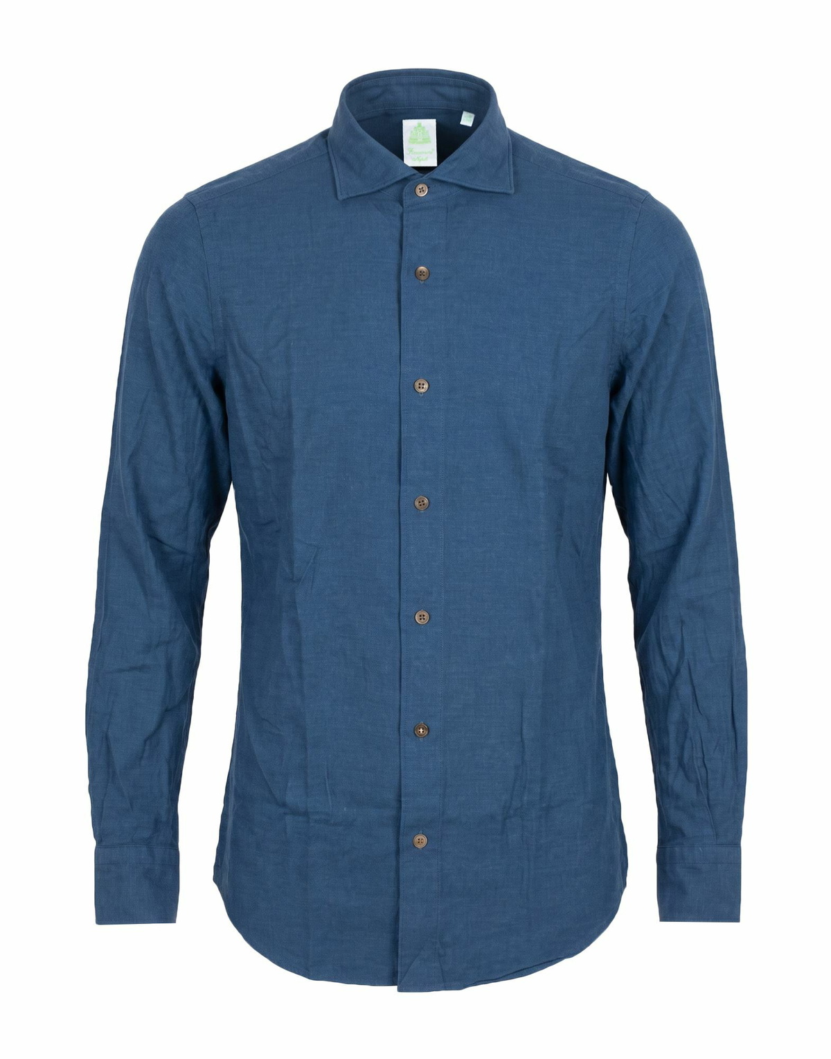 Finamore 1925 Mens Shirt in Blue
