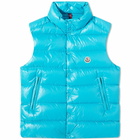 Moncler Men's Tibb Gilet in Turquoise